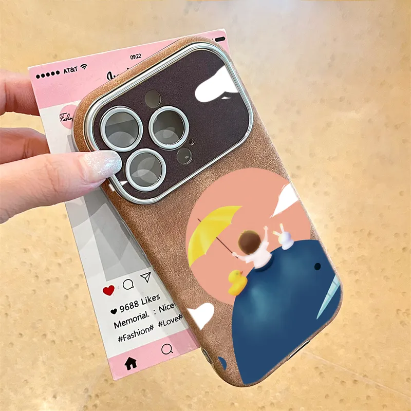 KESHIXIONG TPU Material Sunrise Phone Case Compatible With IPhone 15/14 Plus/13/12/11/15 Pro Max/XS/XR/XS Max/8 Plus-4