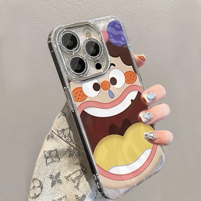 XIANGRIKE TPU Material Snotty Nose Phone Case Compatible With IPhone 15/14 Plus/13/12/11/15 Pro Max/XS/XR/XS Max/8 Plus-3