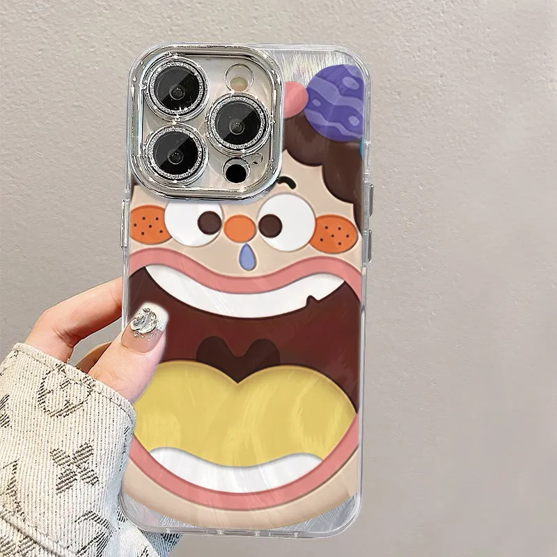 XIANGRIKE TPU Material Snotty Nose Phone Case Compatible With IPhone 15/14 Plus/13/12/11/15 Pro Max/XS/XR/XS Max/8 Plus-4