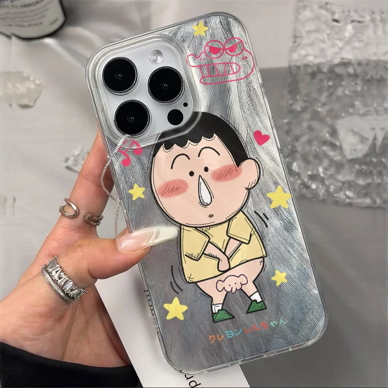 XIANGRIKE TPU Material Shy A Dai Phone Case Compatible With IPhone 15/14 Plus/13/12/11/15 Pro Max/XS/XR/XS Max/8 Plus-1