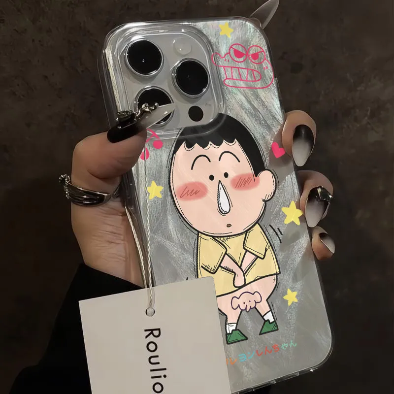 XIANGRIKE TPU Material Shy A Dai Phone Case Compatible With IPhone 15/14 Plus/13/12/11/15 Pro Max/XS/XR/XS Max/8 Plus-4