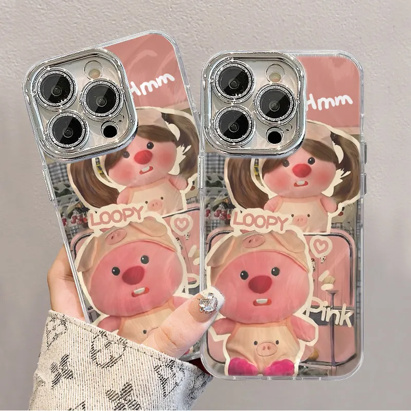 XIANGRIKE TPU Material Cute Beaver Phone Case Compatible With IPhone 15/14 Plus/13/12/11/15 Pro Max/XS/XR/XS Max/8 Plus-5