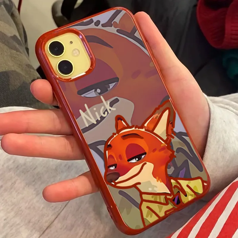 XIANGRIKE TPU Material Fox Mr. Phone Case Compatible With IPhone 15/14 Plus/13/12/11/15 Pro Max/XS/XR/XS Max/8 Plus-3