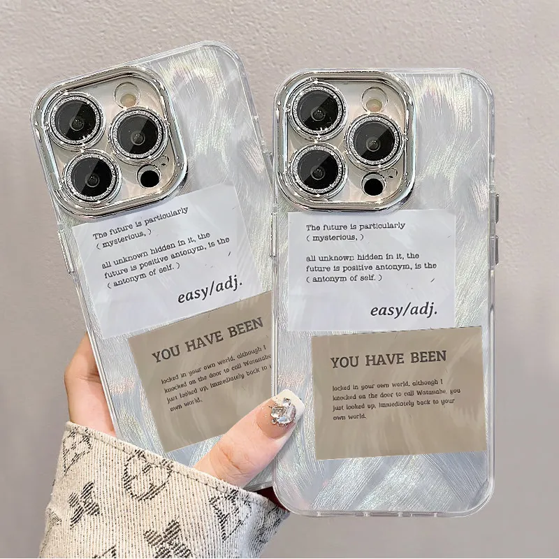 XIANGRIKE TPU Material Two Labels Phone Case Compatible With IPhone 15/14 Plus/13/12/11/15 Pro Max/XS/XR/XS Max/8 Plus-5