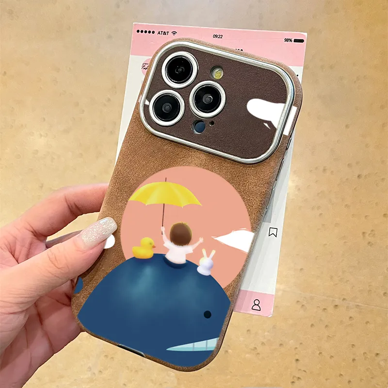 KESHIXIONG TPU Material Sunrise Phone Case Compatible With IPhone 15/14 Plus/13/12/11/15 Pro Max/XS/XR/XS Max/8 Plus-3