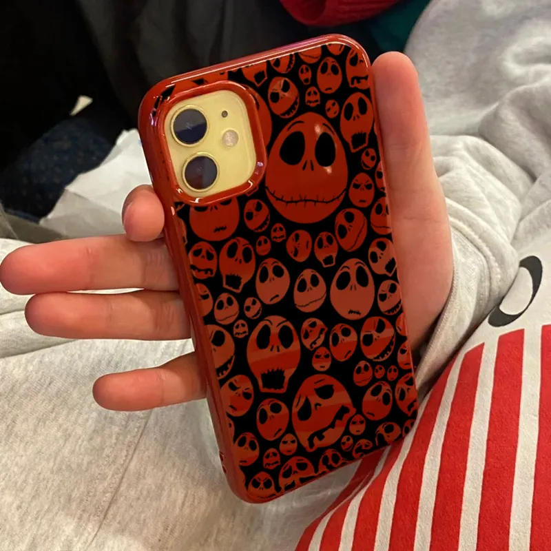 XIANGRIKE TPU Material Void Skull Phone Case Compatible With IPhone 15/14 Plus/13/12/11/15 Pro Max/XS/XR/XS Max/8 Plus-2