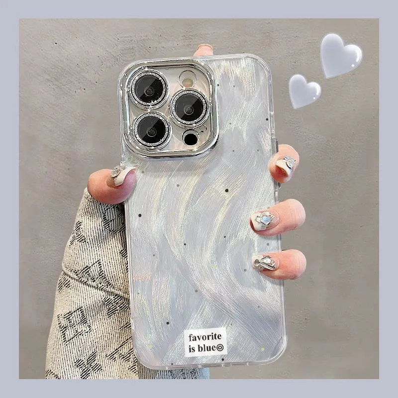 XIANGRIKE TPU Material Polka Dots Phone Case Compatible With IPhone 15/14 Plus/13/12/11/15 Pro Max/XS/XR/XS Max/8 Plus-1