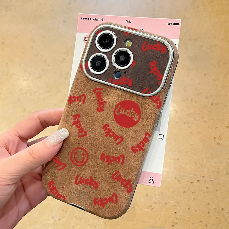 KESHIXIONG TPU Material Lucky Red Phone Case Compatible With IPhone 15/14 Plus/13/12/11/15 Pro Max/XS/XR/XS Max/8 Plus-3