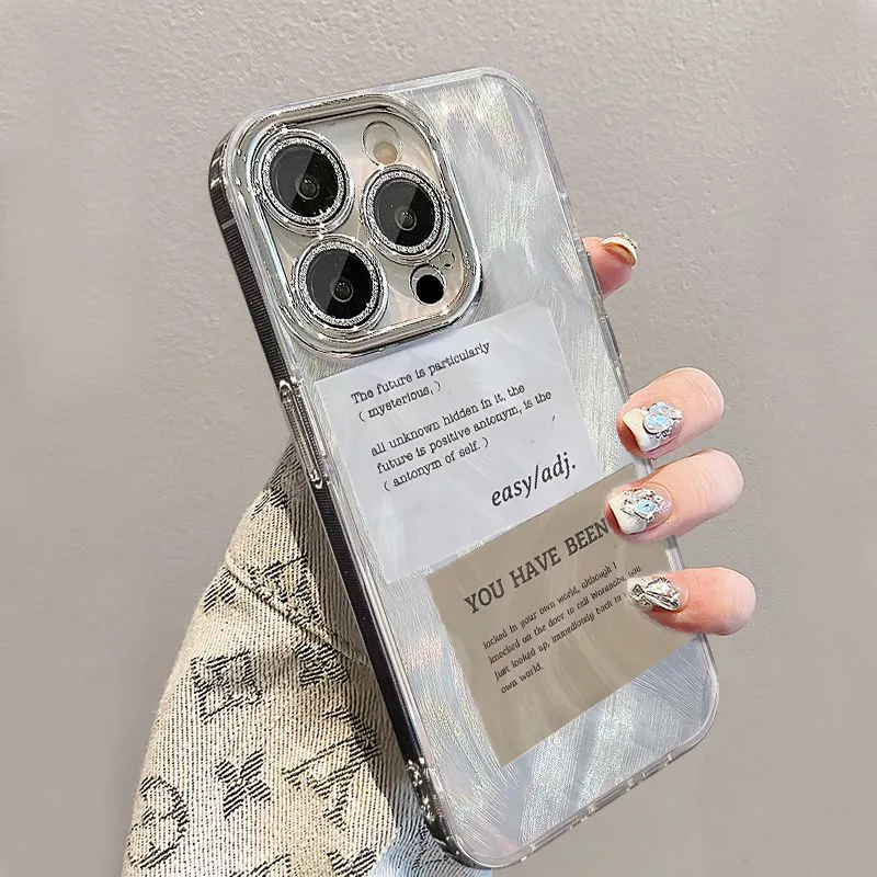 XIANGRIKE TPU Material Two Labels Phone Case Compatible With IPhone 15/14 Plus/13/12/11/15 Pro Max/XS/XR/XS Max/8 Plus-3