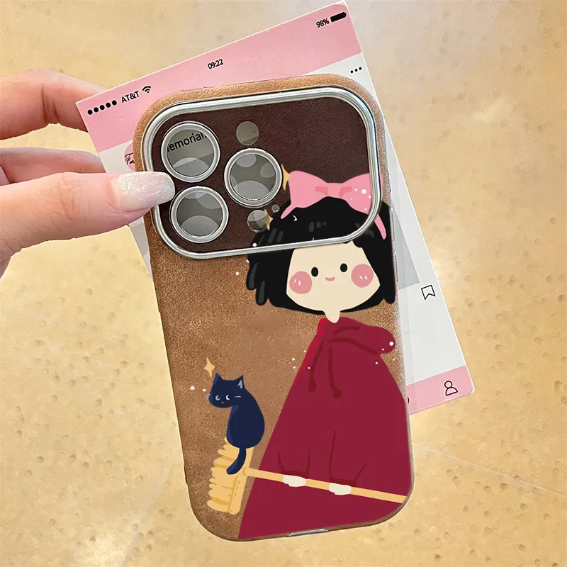 KESHIXIONG TPU Material Red Witch Phone Case Compatible With IPhone 15/14 Plus/13/12/11/15 Pro Max/XS/XR/XS Max/8 Plus-1