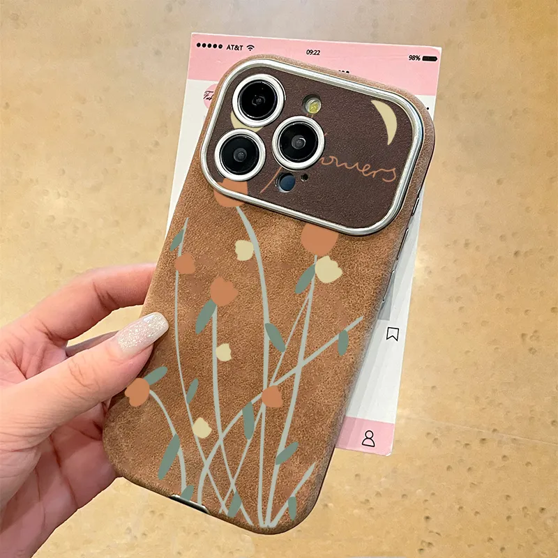 KESHIXIONG TPU Material Tulip Phone Case Compatible With IPhone 15/14 Plus/13/12/11/15 Pro Max/XS/XR/XS Max/8 Plus-3