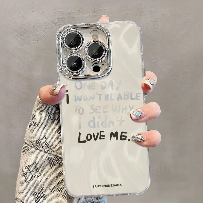 XIANGRIKE TPU Material Black Text Phone Case Compatible With IPhone 15/14 Plus/13/12/11/15 Pro Max/XS/XR/XS Max/8 Plus-2