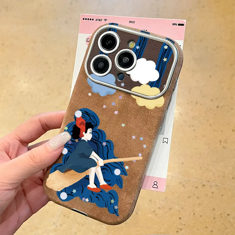 KESHIXIONG TPU Material Magic Girl Phone Case Compatible With IPhone 15/14 Plus/13/12/11/15 Pro Max/XS/XR/XS Max/8 Plus-3