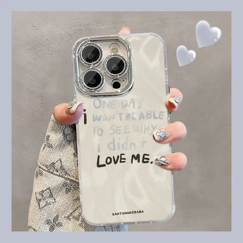 XIANGRIKE TPU Material Black Text Phone Case Compatible With IPhone 15/14 Plus/13/12/11/15 Pro Max/XS/XR/XS Max/8 Plus-1