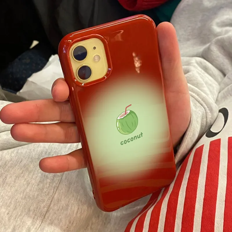 XIANGRIKE TPU Material Coconut Phone Case Compatible With IPhone 15/14 Plus/13/12/11/15 Pro Max/XS/XR/XS Max/8 Plus-2