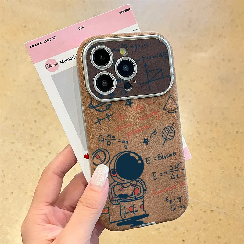 KESHIXIONG TPU Material Astronaut Phone Case Compatible With IPhone 15/14 Plus/13/12/11/15 Pro Max/XS/XR/XS Max/8 Plus-5