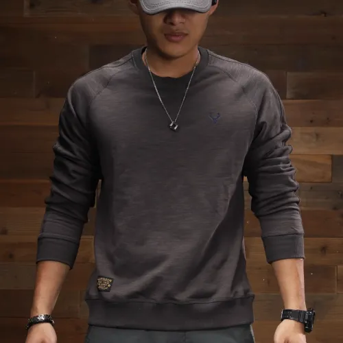 Seasonal Words Sweatshirt Men's Gray