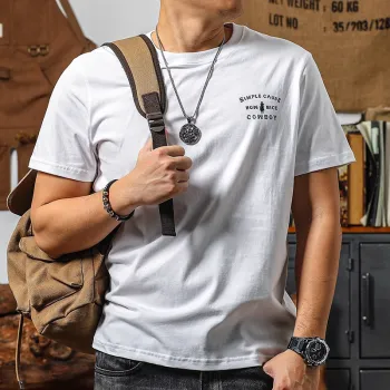Seasonal Words T-Shirt Men's White