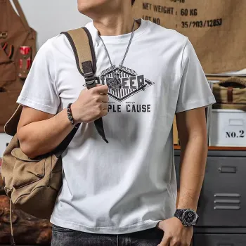 Seasonal Words T Shirt Men's White