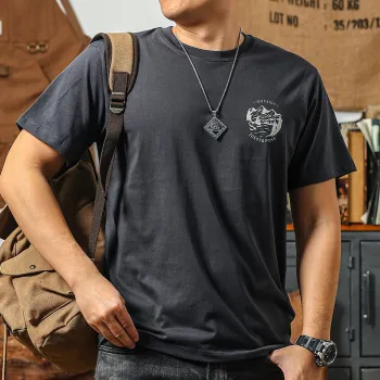 Seasonal Words T Shirt Men's Black