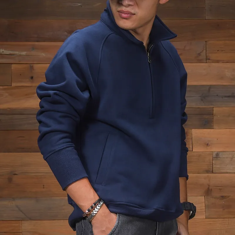 Seasonal Words Sweatshirt Men's Royal Blue-1