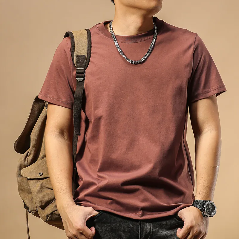 Seasonal Words T-Shirt Men's Maroon-3