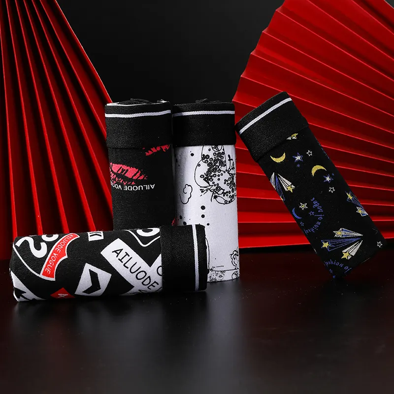 Lanza Boxer Shorts Men's 4 Pack Gift Box Set-25
