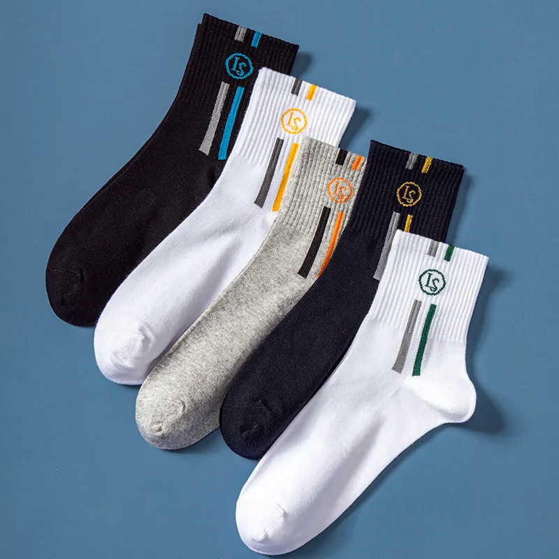 Lanza Mid Calf Socks Men's 5 Pack-1