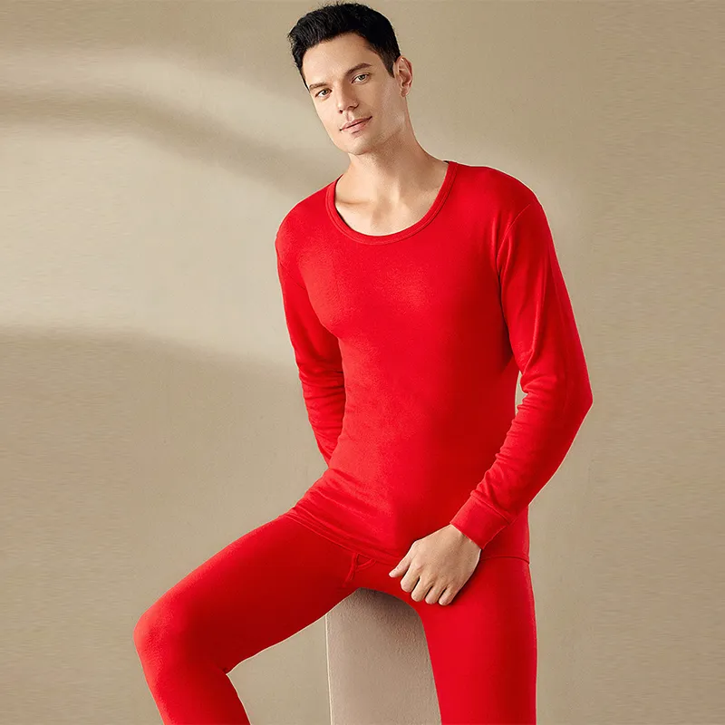 Lanza Thermal Set Men's 4 Sets Red-5