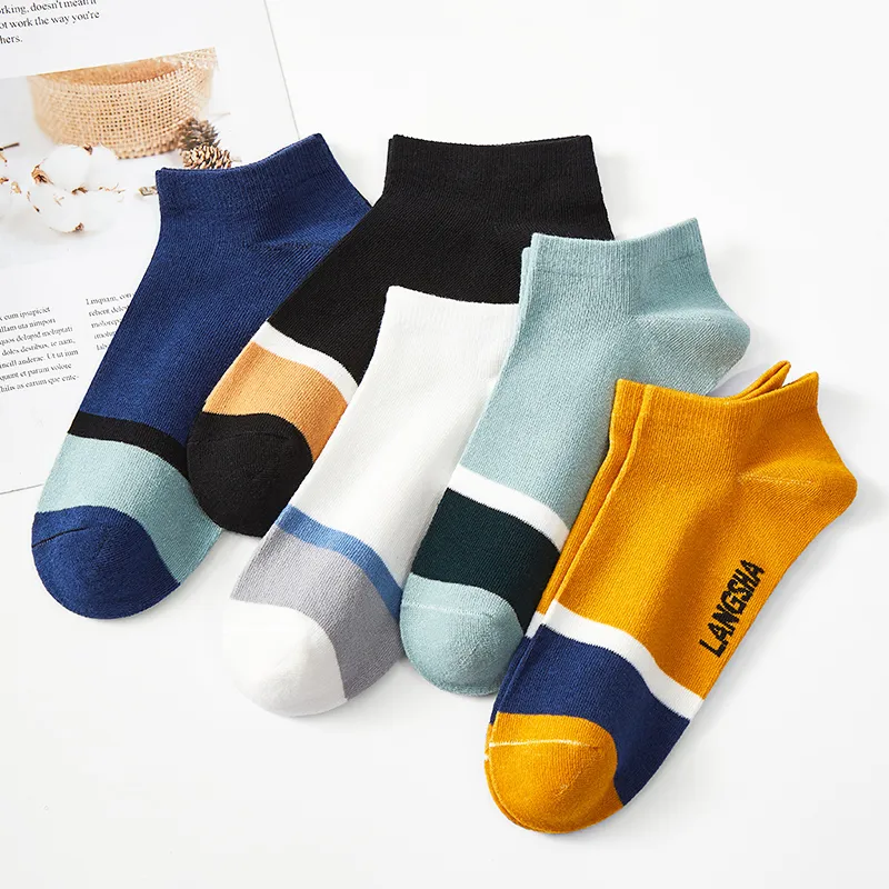 Lanza No Show Socks Men's Shopping Bag 5 Pack-1