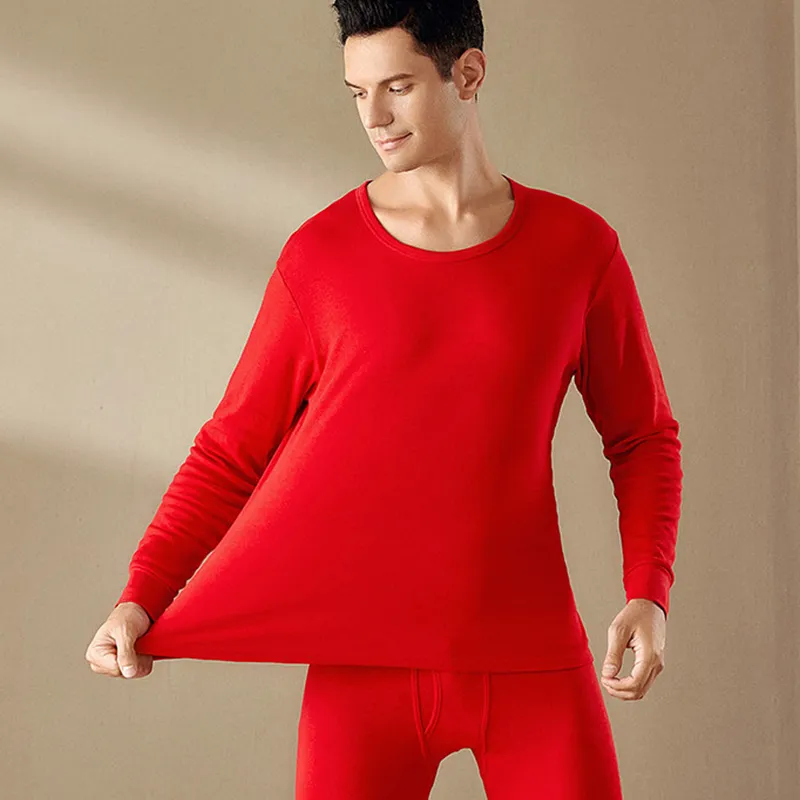 Lanza Thermal Set Men's 4 Sets Red-2