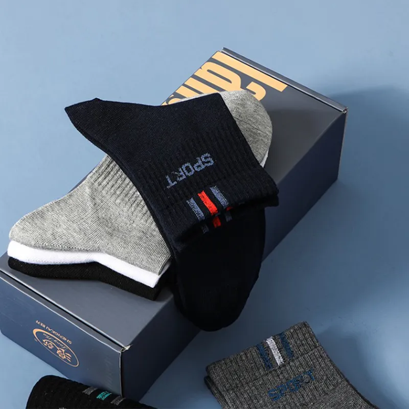 Lanza Men Mid Calf Socks-23
