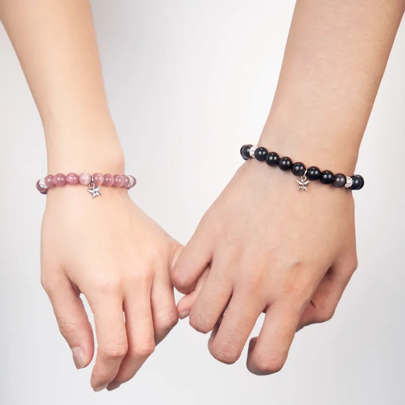 Abyb Charming Obsidian Bracelets Unisex-5