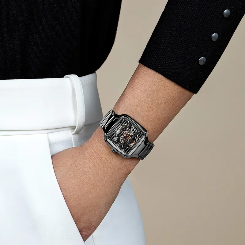 RADO Realme Collection Automatic Mechanical Movement Men's Watches Watch Gray Dial Ceramic Strap R27125152-5
