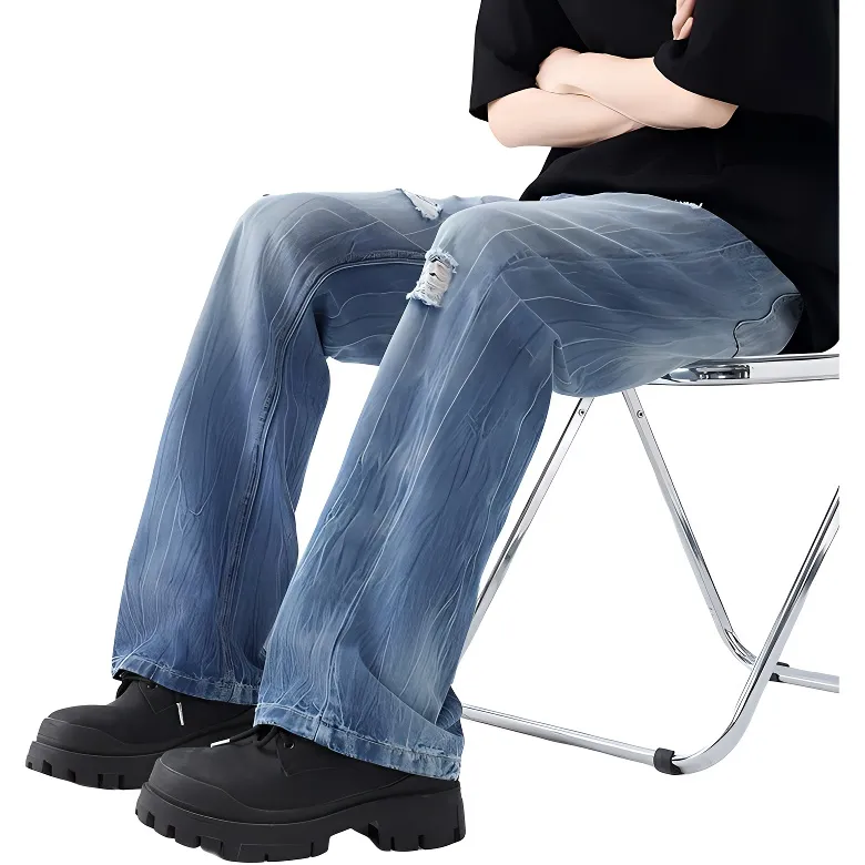 ROBINHOOD Jeans Unisex Washed Blue-4