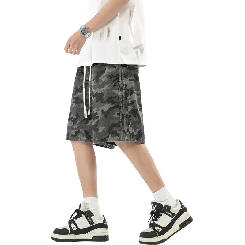 ROBINHOOD Casual Shorts Unisex Camouflage-4