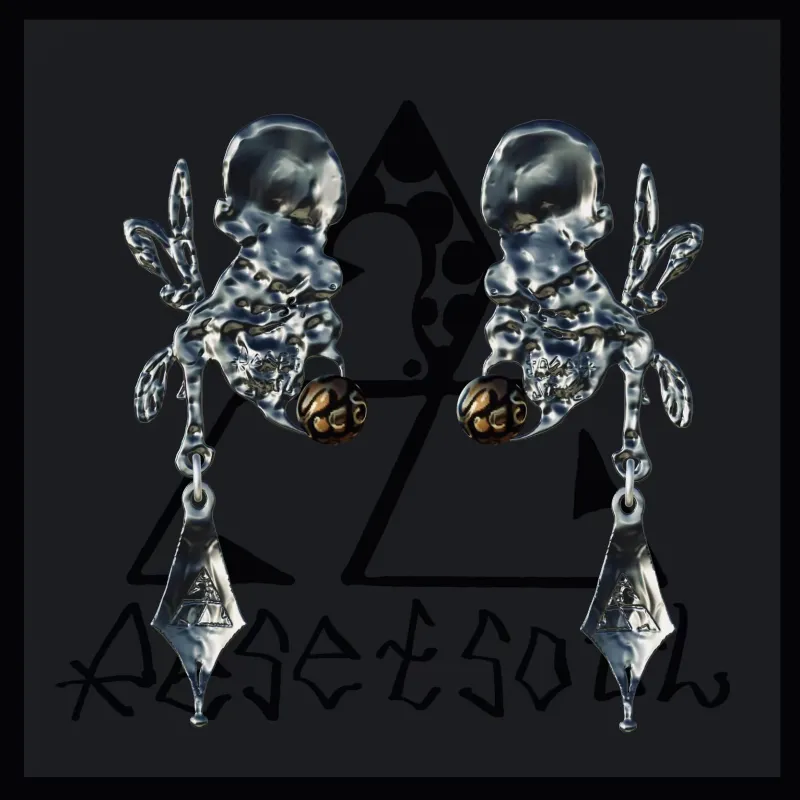 RESETSOUL 925 Sterling Silver Earrings Unisex-2