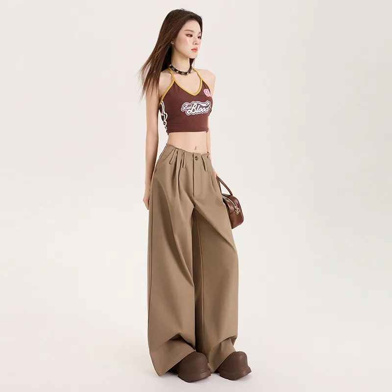 Rose Casual Pants Women's Khaki-2