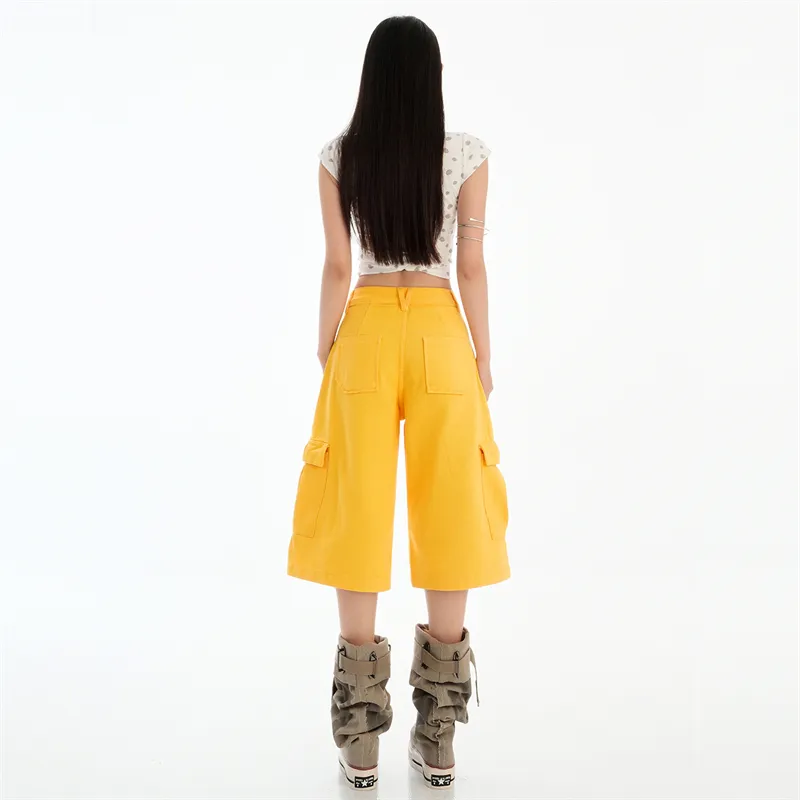 Rose Denim Shorts Women's-8