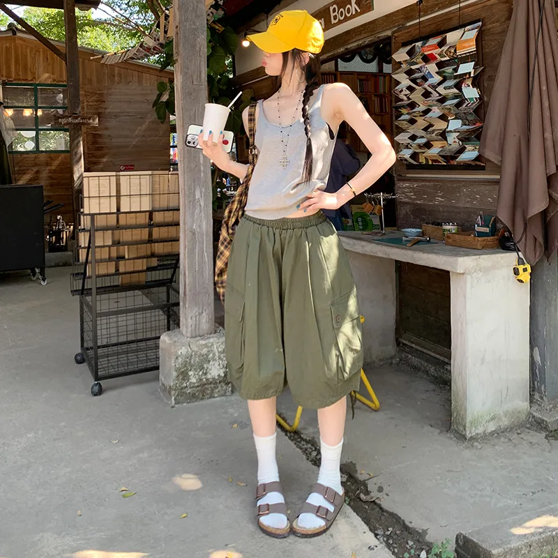 Rose Cargo Shorts Women's-13
