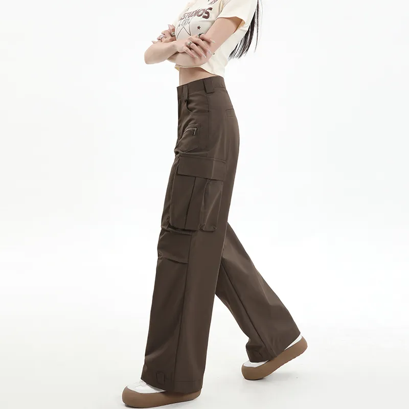 Rose Cargo Pants Women's Mocha Pants-3