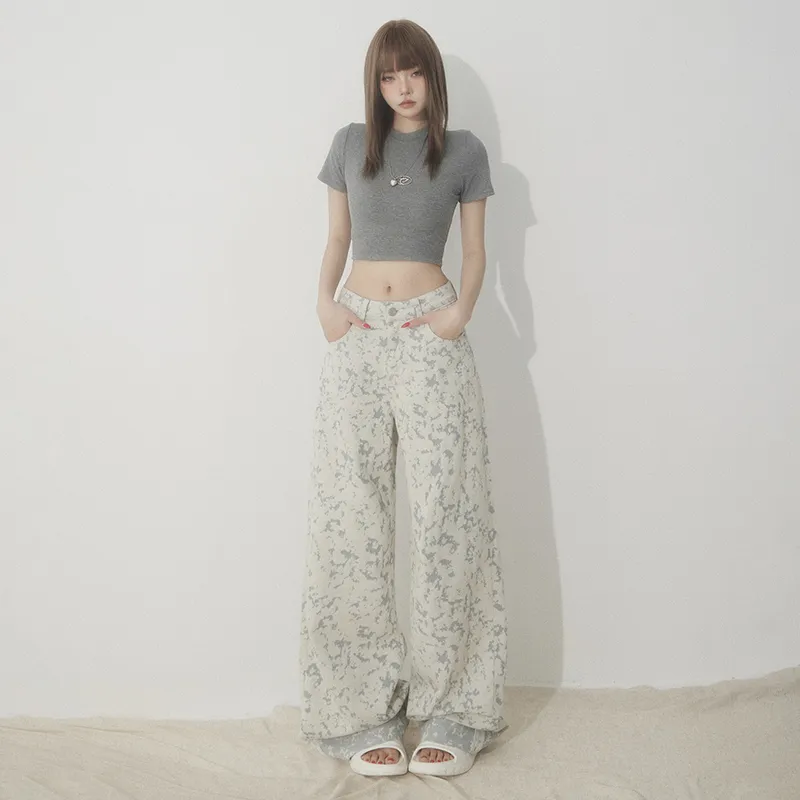 Rose Casual Pants Women's White-5