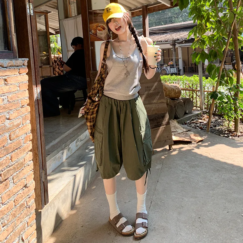 Rose Cargo Shorts Women's-9