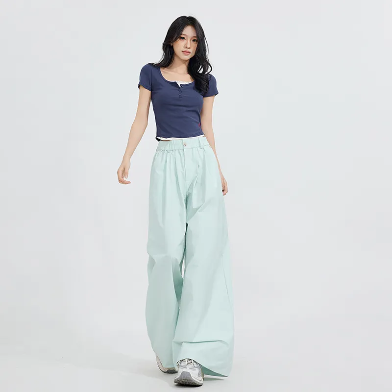 Rose Casual Pants Women's Green-4