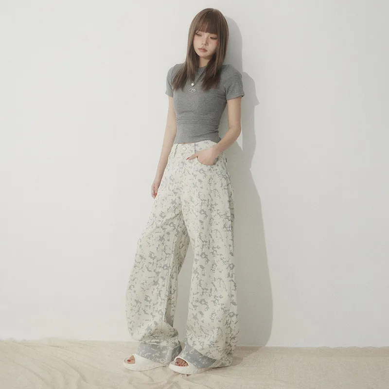 Rose Casual Pants Women's White-2