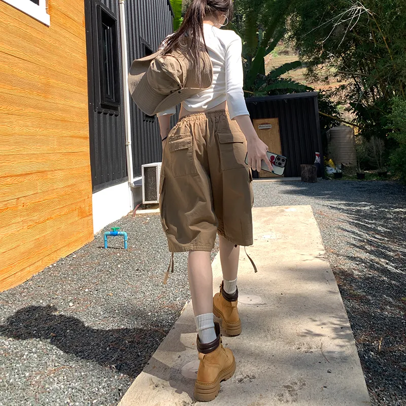 Rose Cargo Shorts Women's-4