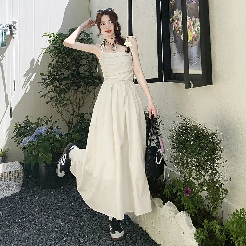 Rose Slip Dresses Women's-1