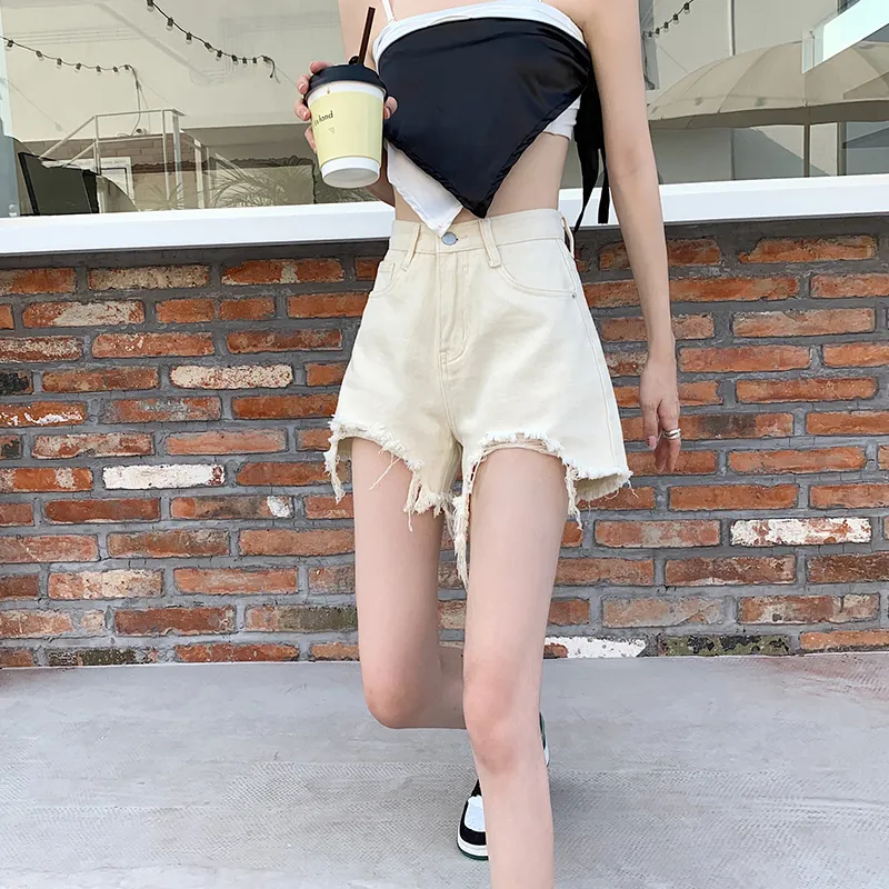 Rose Denim Shorts Women's-11