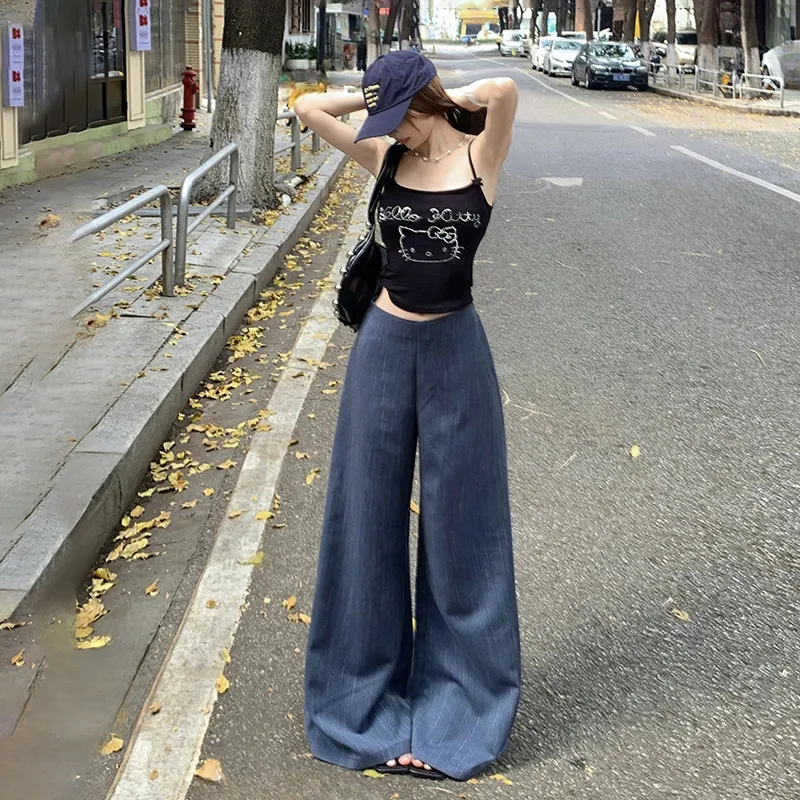 Rose Casual Pants Women's Gray-4