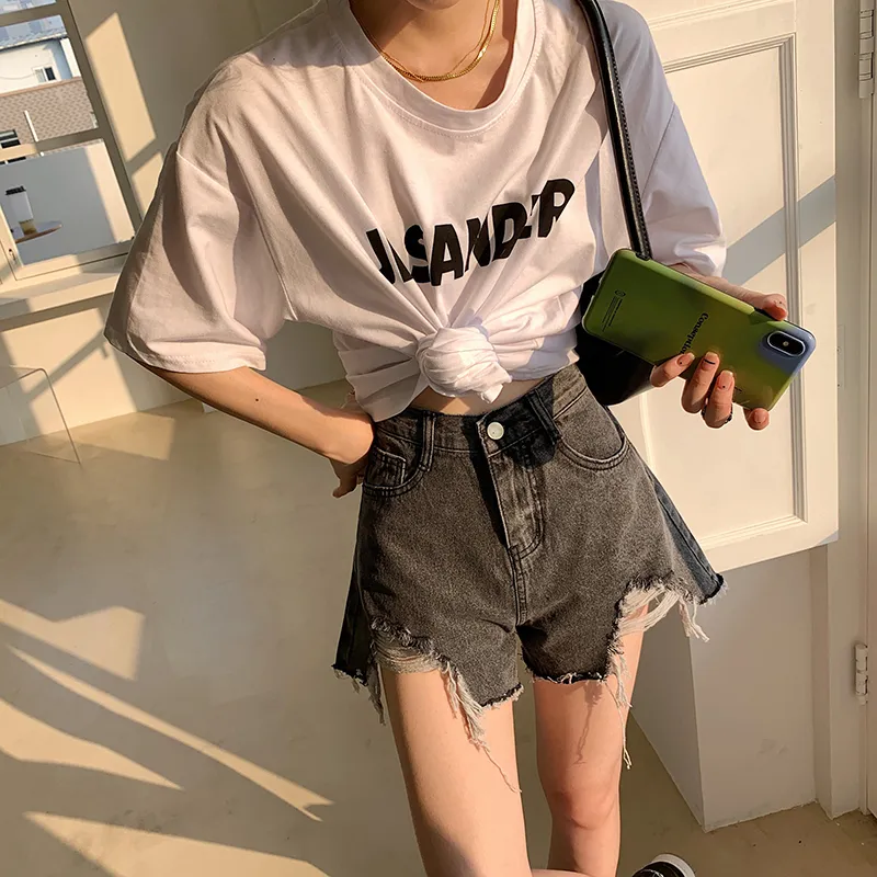 Rose Denim Shorts Women's-20